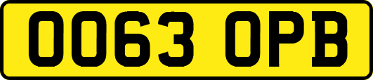 OO63OPB