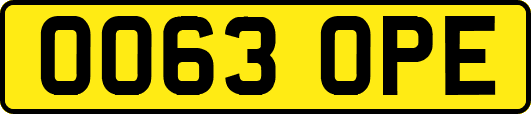 OO63OPE