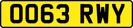 OO63RWY
