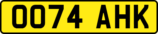 OO74AHK
