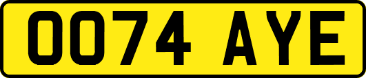 OO74AYE