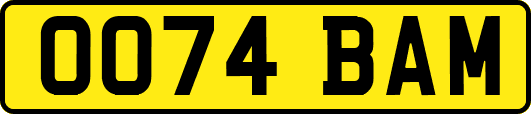 OO74BAM