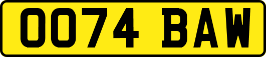 OO74BAW