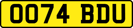 OO74BDU