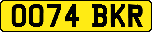 OO74BKR