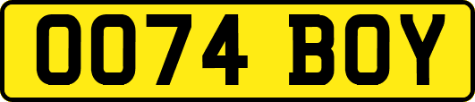 OO74BOY