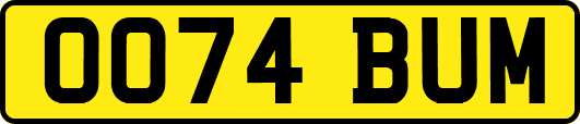 OO74BUM