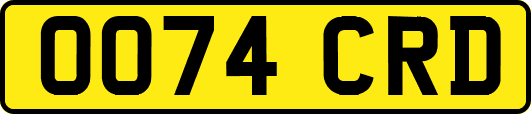 OO74CRD