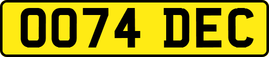 OO74DEC