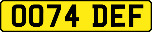 OO74DEF