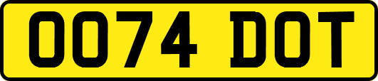 OO74DOT