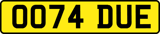 OO74DUE