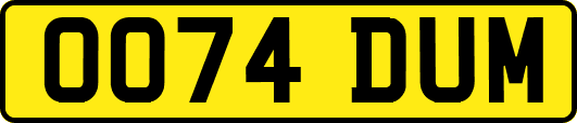 OO74DUM