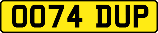 OO74DUP