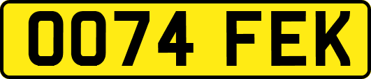 OO74FEK