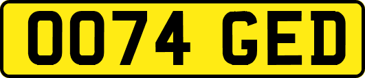 OO74GED