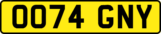 OO74GNY