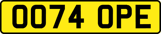 OO74OPE