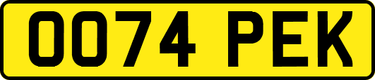 OO74PEK