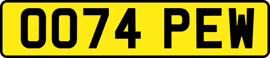 OO74PEW