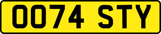 OO74STY
