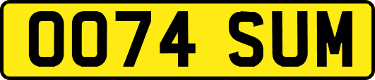OO74SUM