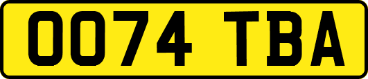 OO74TBA