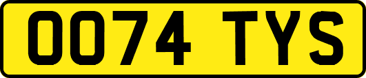 OO74TYS