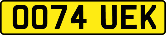 OO74UEK