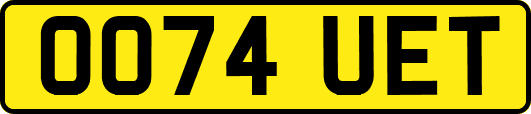 OO74UET