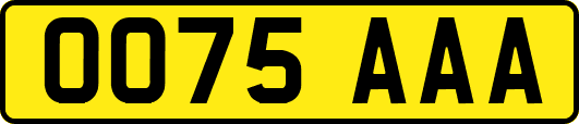 OO75AAA