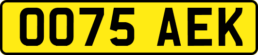 OO75AEK