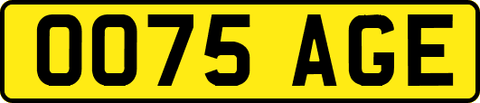 OO75AGE