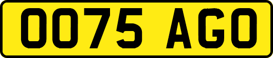 OO75AGO