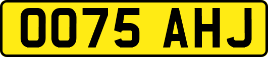 OO75AHJ