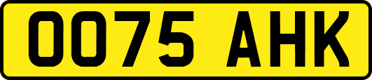 OO75AHK