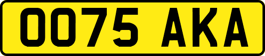 OO75AKA