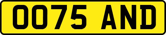 OO75AND