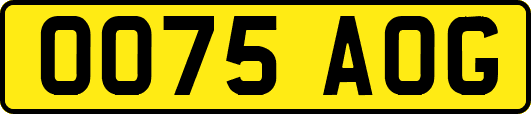 OO75AOG