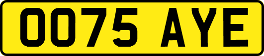 OO75AYE