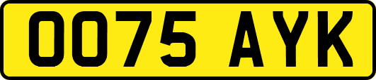 OO75AYK