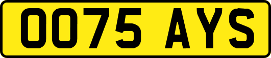 OO75AYS
