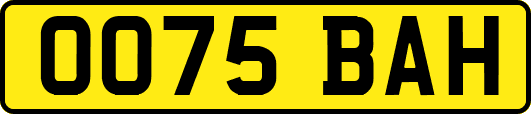 OO75BAH