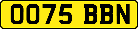 OO75BBN