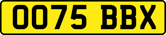 OO75BBX