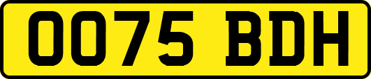 OO75BDH