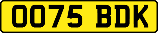 OO75BDK