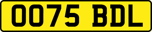 OO75BDL