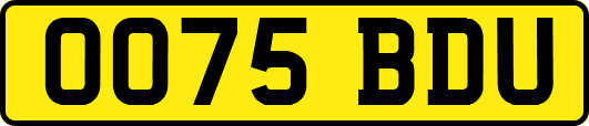OO75BDU