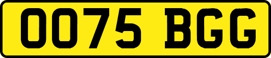 OO75BGG